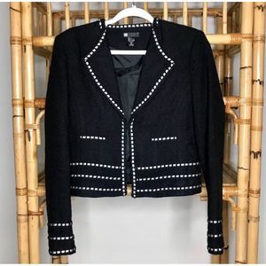 Vintage Carole Little Silk Blazer